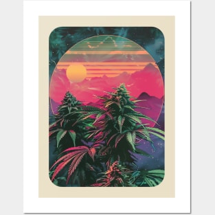 Synth Weed Posters and Art